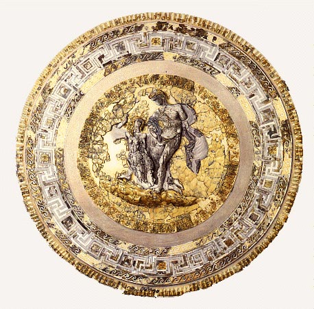 Ceremonial shield of the VASILEOS MAKEDONON PHILIPPOY